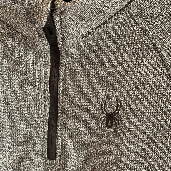 Spyder Fleece 1/4 Zip Front Sweater - Picture 7 of 7
